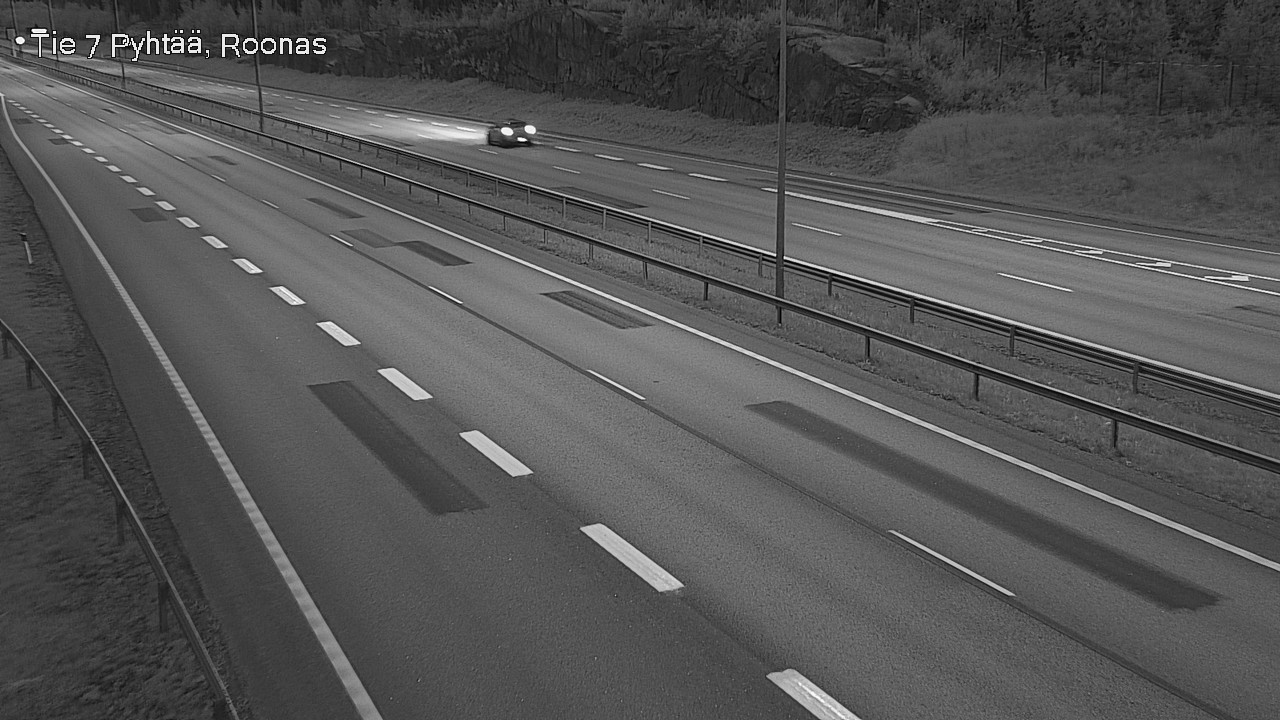 Weather Camera Image Väg 7 Pyttis, Rånäs, Pyhtää, Kymenlaakso
