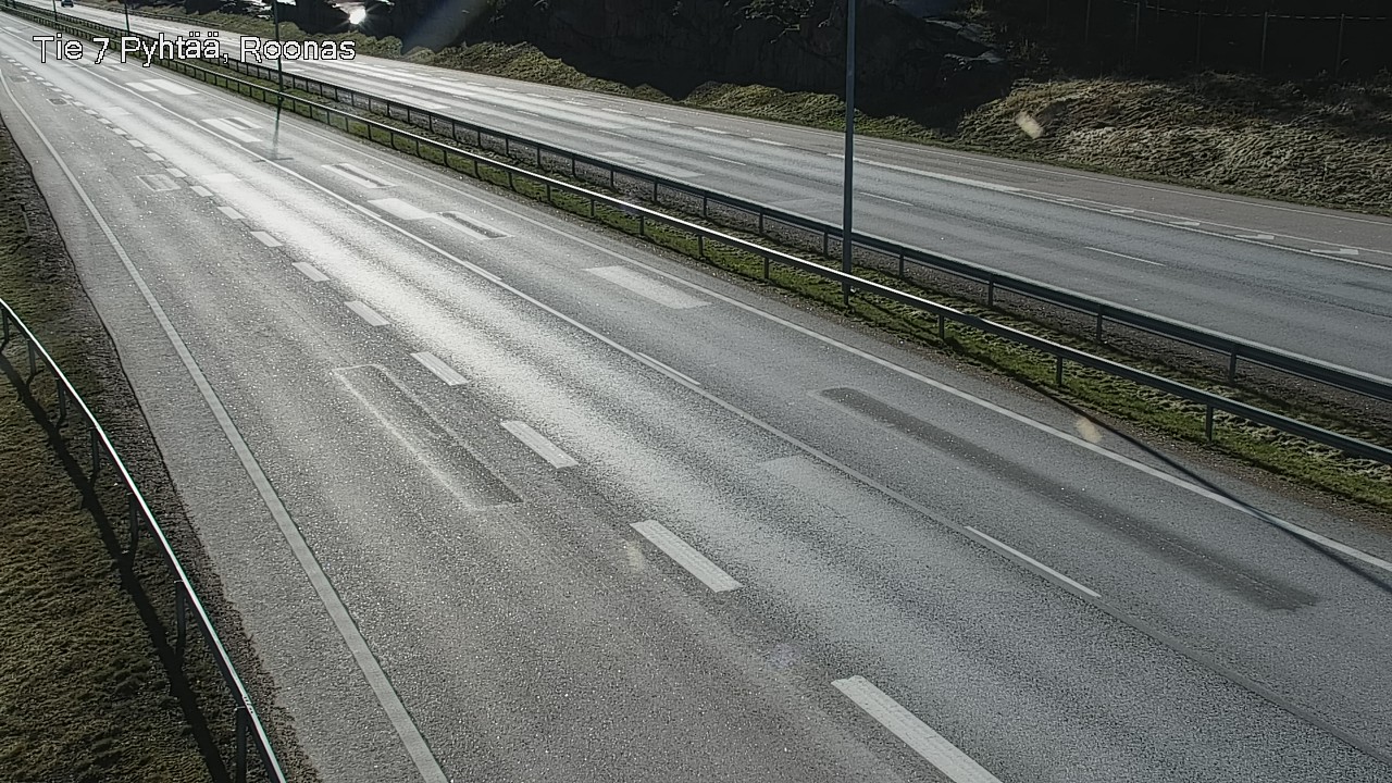 Weather Camera Image Väg 7 Pyttis, Rånäs, Pyhtää, Kymenlaakso