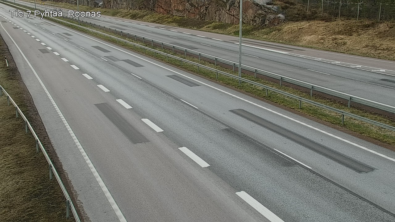 Weather Camera Image Väg 7 Pyttis, Rånäs, Pyhtää, Kymenlaakso