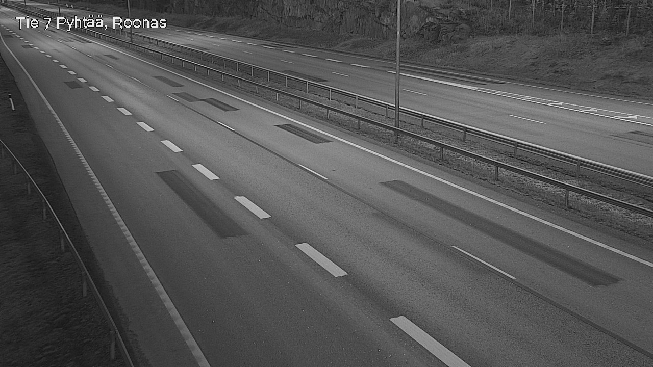 Weather Camera Image Väg 7 Pyttis, Rånäs, Pyhtää, Kymenlaakso