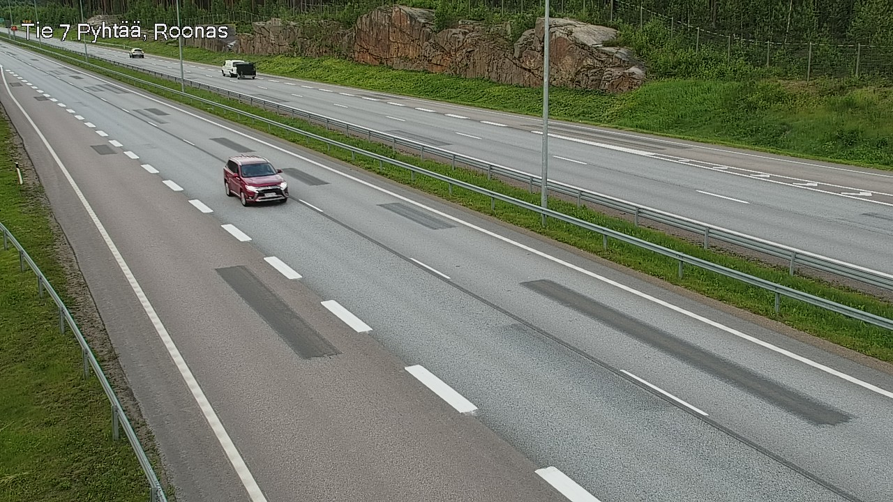Weather Camera Image Väg 7 Pyttis, Rånäs, Pyhtää, Kymenlaakso