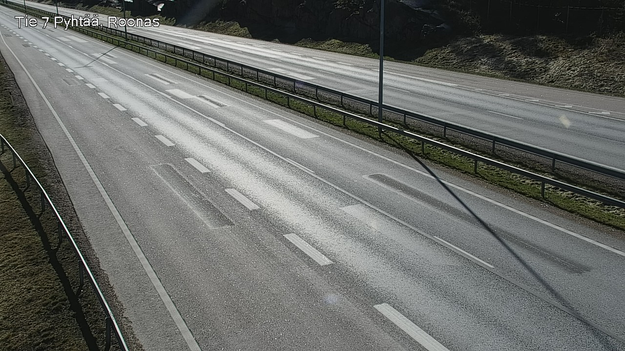Weather Camera Image Väg 7 Pyttis, Rånäs, Pyhtää, Kymenlaakso