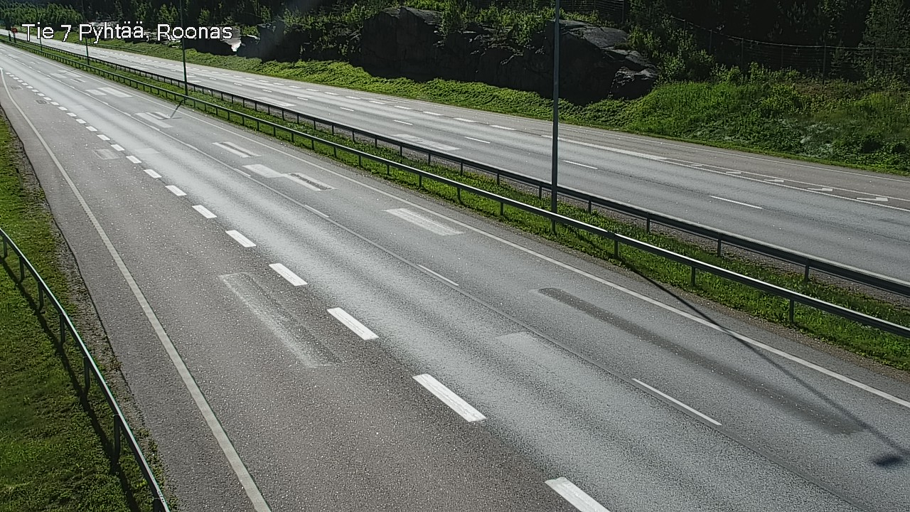 Weather Camera Image Väg 7 Pyttis, Rånäs, Pyhtää, Kymenlaakso