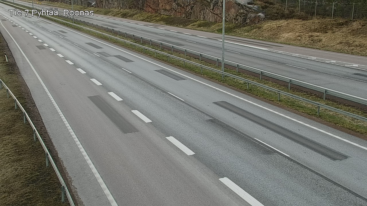 Weather Camera Image Väg 7 Pyttis, Rånäs, Pyhtää, Kymenlaakso
