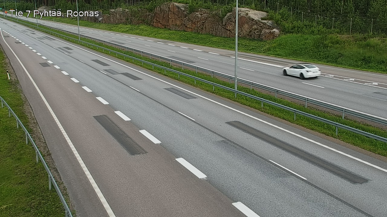 Weather Camera Image Väg 7 Pyttis, Rånäs, Pyhtää, Kymenlaakso