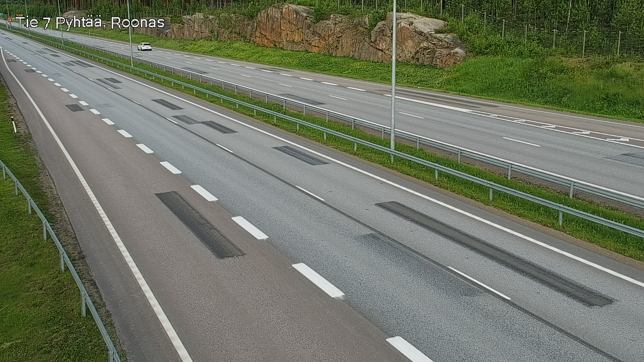 Weather Camera Image Väg 7 Pyttis, Rånäs, Pyhtää, Kymenlaakso