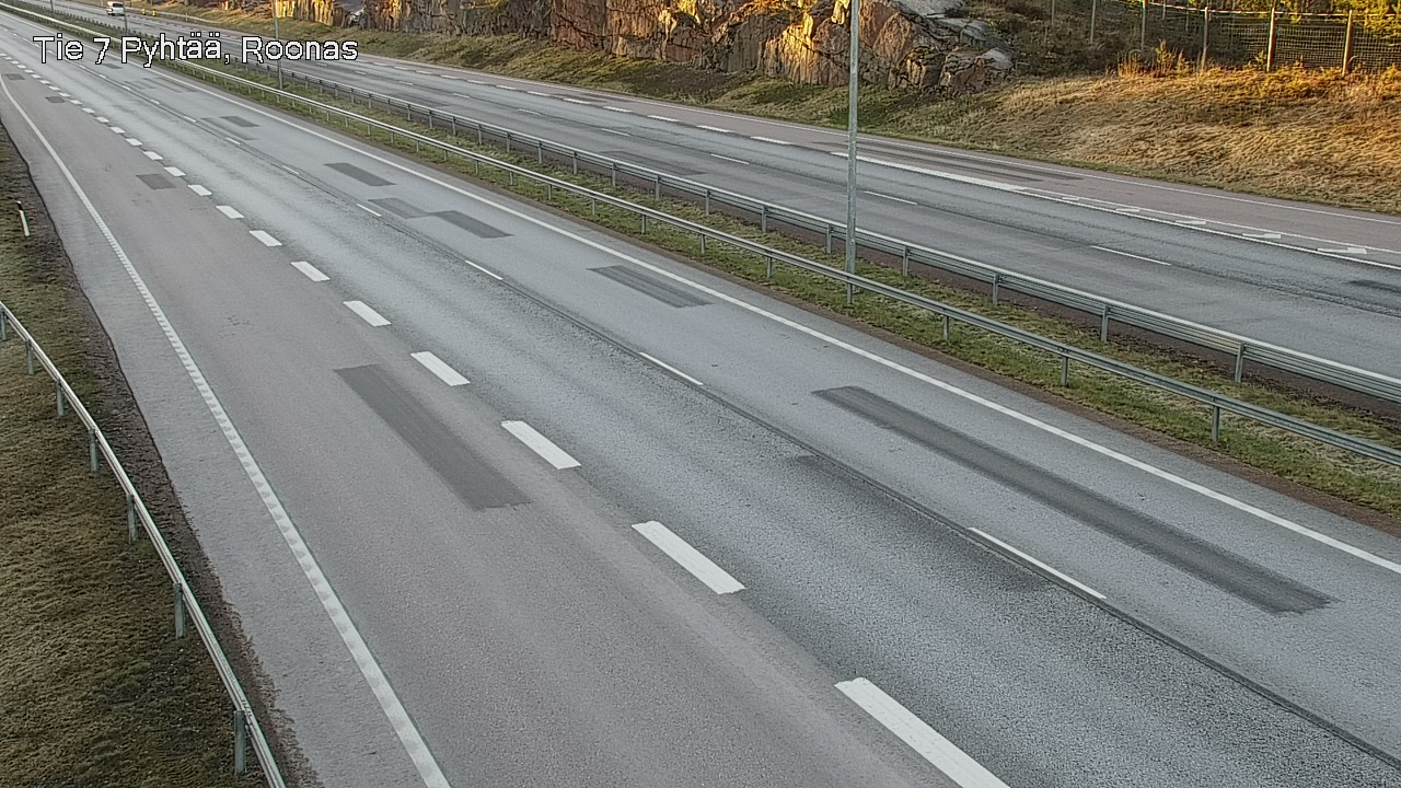 Weather Camera Image Väg 7 Pyttis, Rånäs, Pyhtää, Kymenlaakso