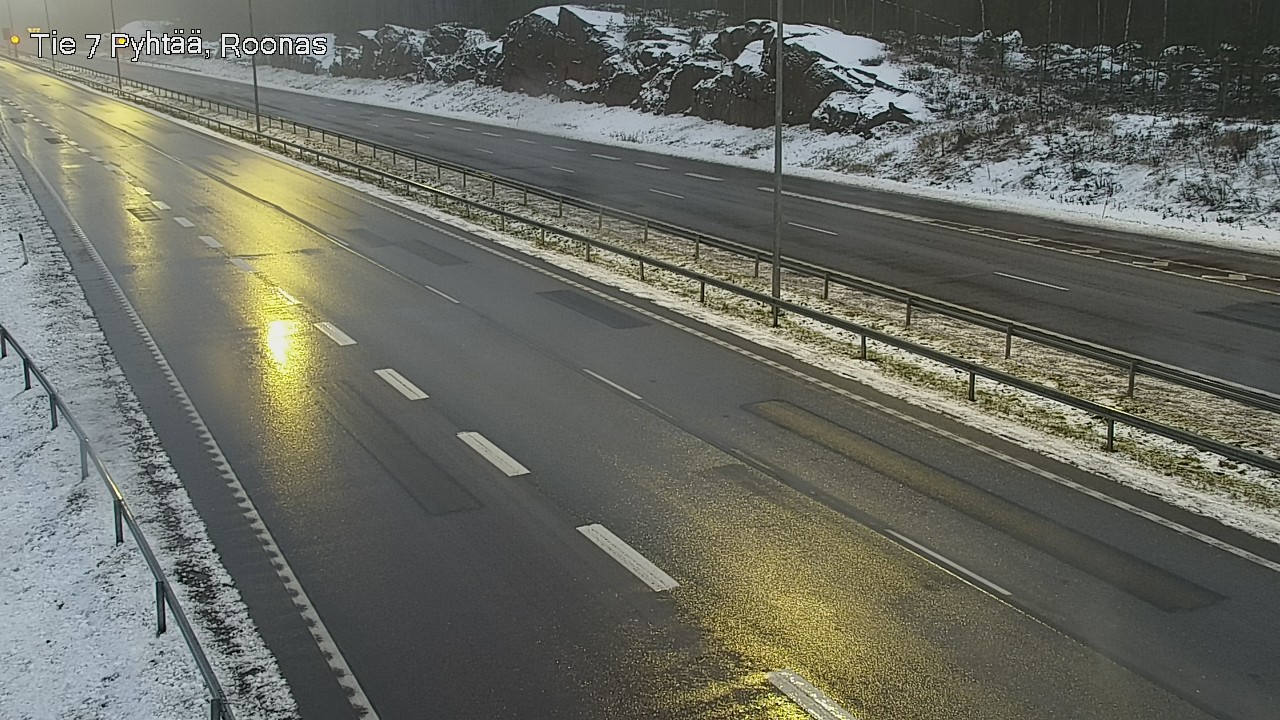 Weather Camera Image Väg 7 Pyttis, Rånäs, Pyhtää, Kymenlaakso