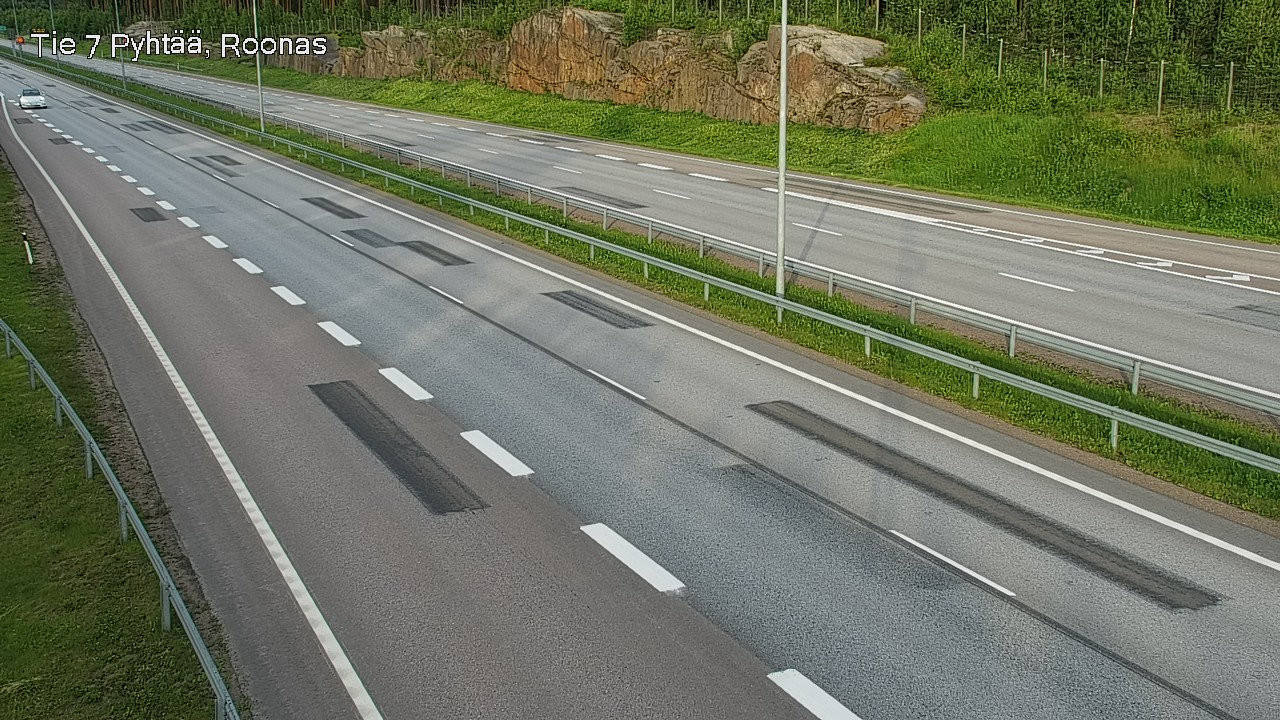 Weather Camera Image Väg 7 Pyttis, Rånäs, Pyhtää, Kymenlaakso