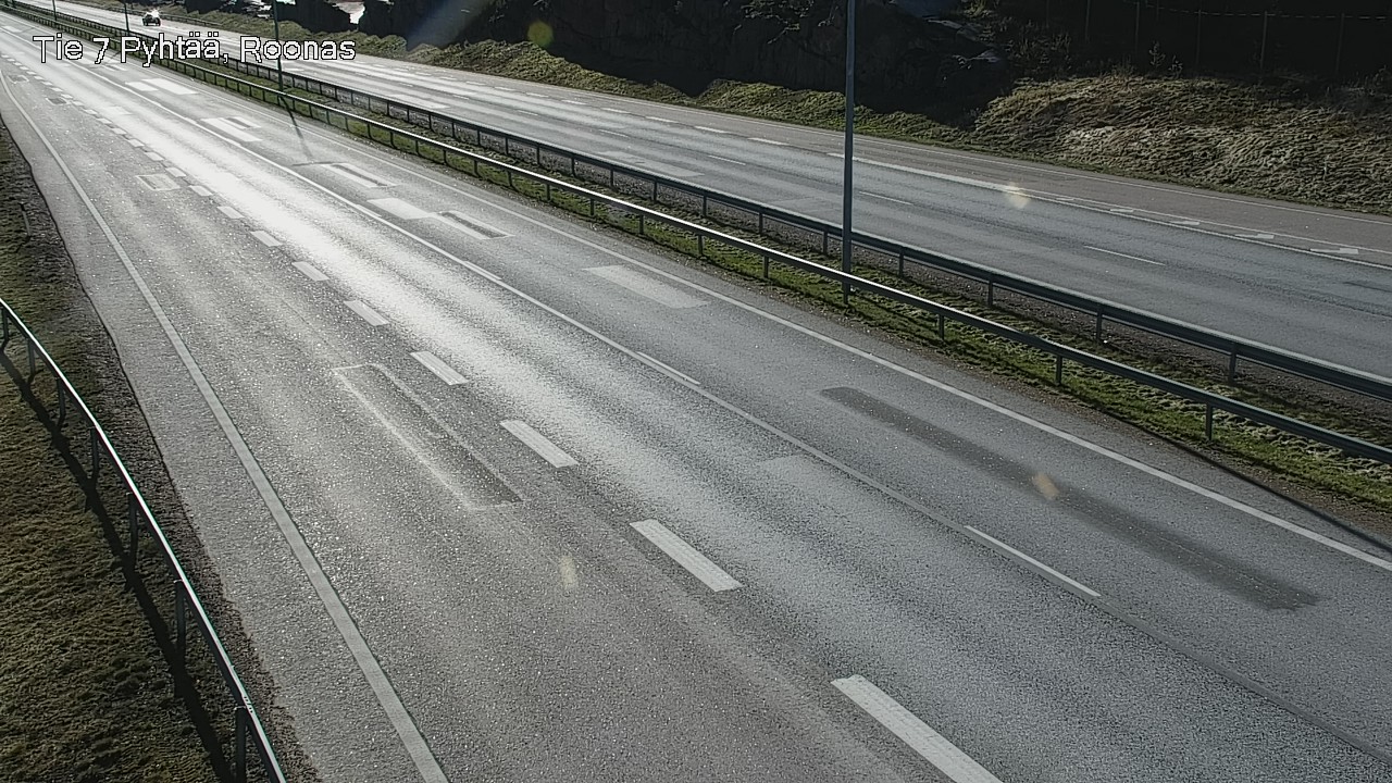 Weather Camera Image Väg 7 Pyttis, Rånäs, Pyhtää, Kymenlaakso