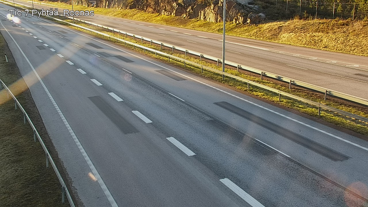 Weather Camera Image Väg 7 Pyttis, Rånäs, Pyhtää, Kymenlaakso