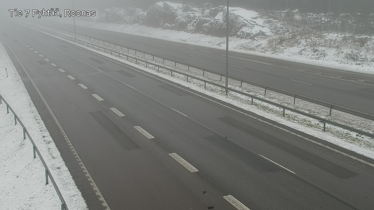 Weather Camera Image Väg 7 Pyttis, Rånäs, Pyhtää, Kymenlaakso