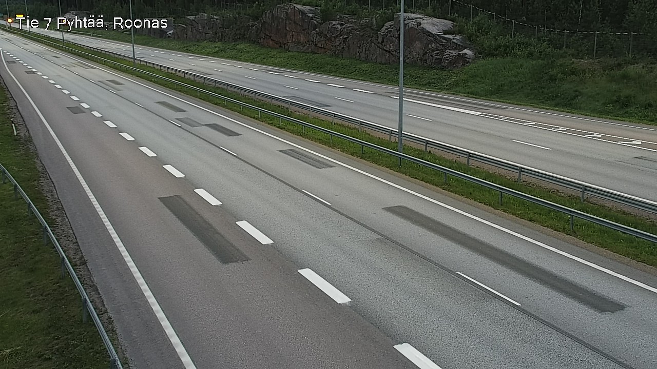 Weather Camera Image Väg 7 Pyttis, Rånäs, Pyhtää, Kymenlaakso
