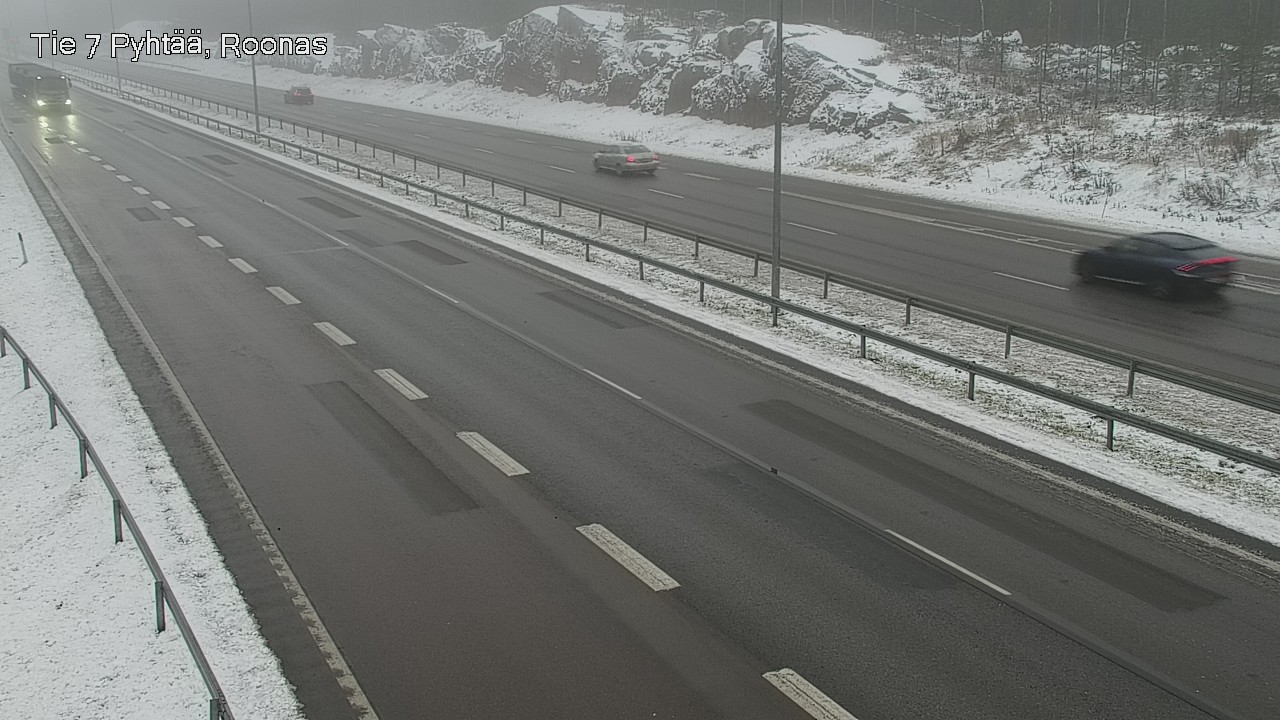 Weather Camera Image Väg 7 Pyttis, Rånäs, Pyhtää, Kymenlaakso