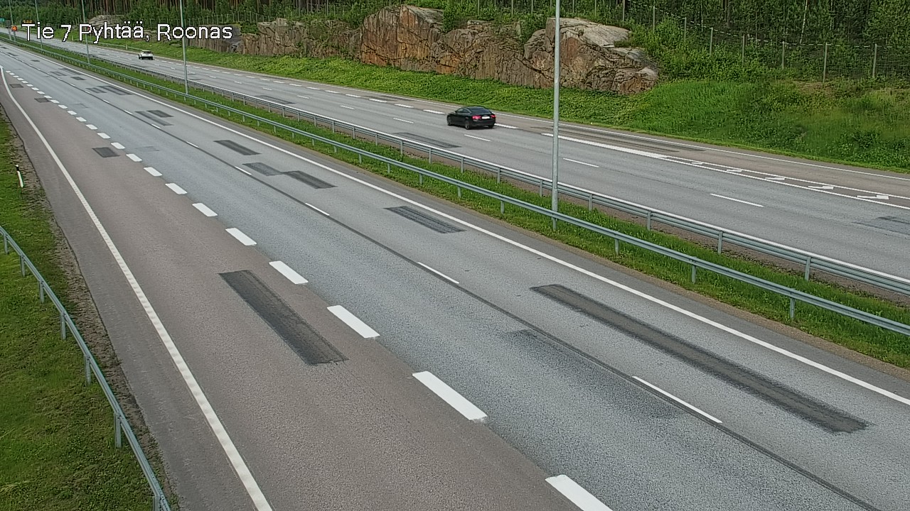 Weather Camera Image Väg 7 Pyttis, Rånäs, Pyhtää, Kymenlaakso