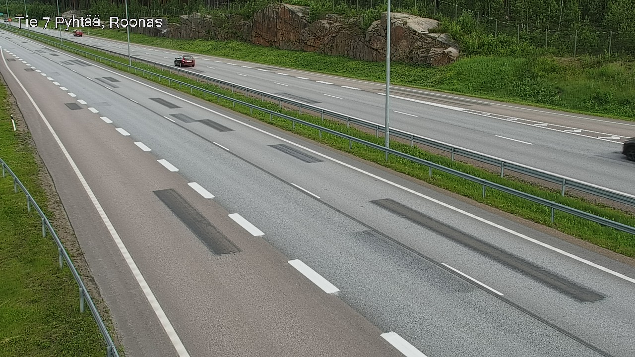 Weather Camera Image Väg 7 Pyttis, Rånäs, Pyhtää, Kymenlaakso