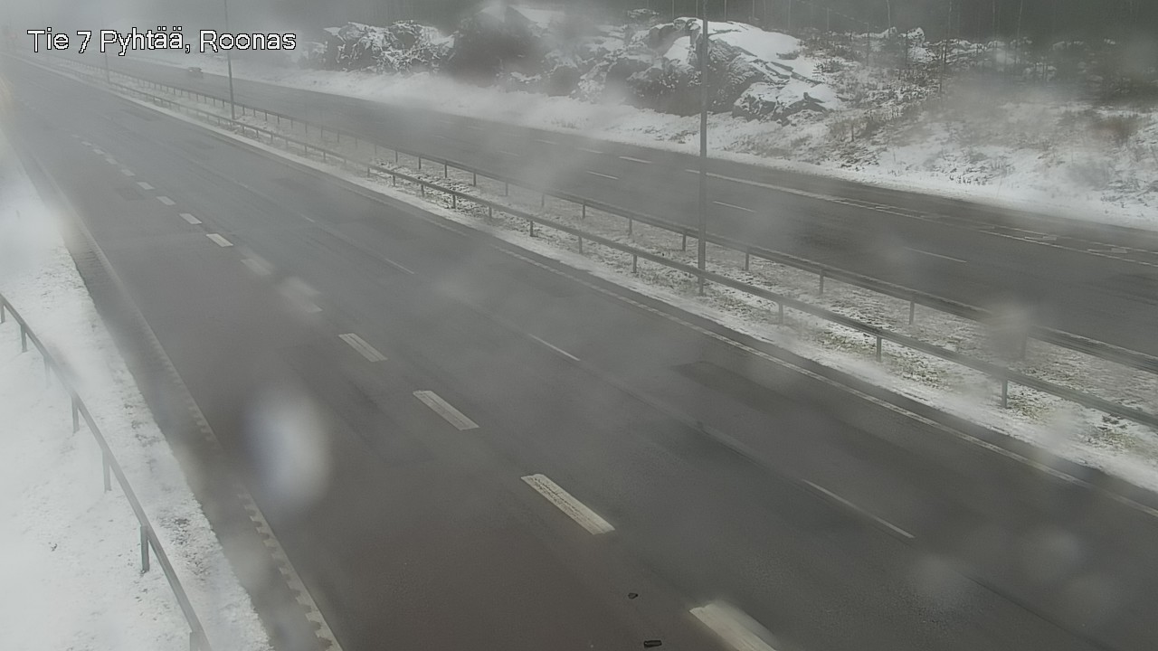 Weather Camera Image Väg 7 Pyttis, Rånäs, Pyhtää, Kymenlaakso