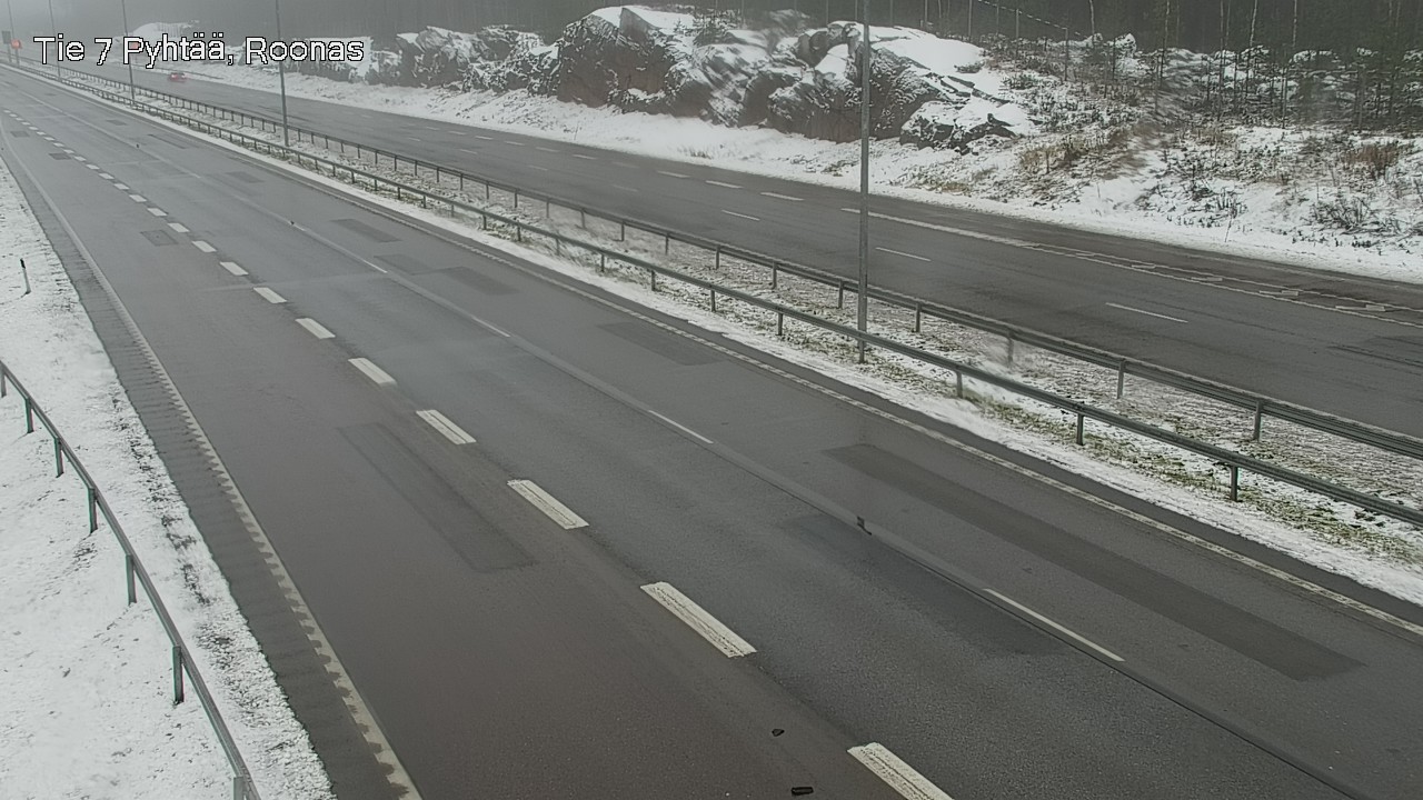 Weather Camera Image Väg 7 Pyttis, Rånäs, Pyhtää, Kymenlaakso