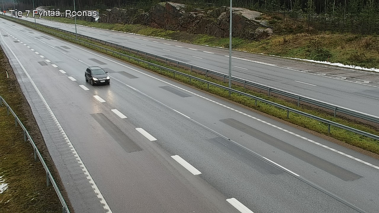 Weather Camera Image Väg 7 Pyttis, Rånäs, Pyhtää, Kymenlaakso