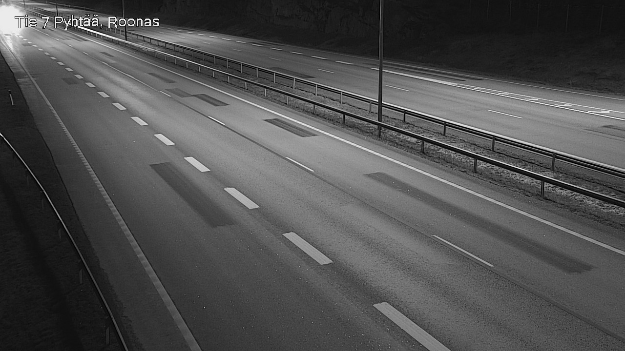 Weather Camera Image Väg 7 Pyttis, Rånäs, Pyhtää, Kymenlaakso