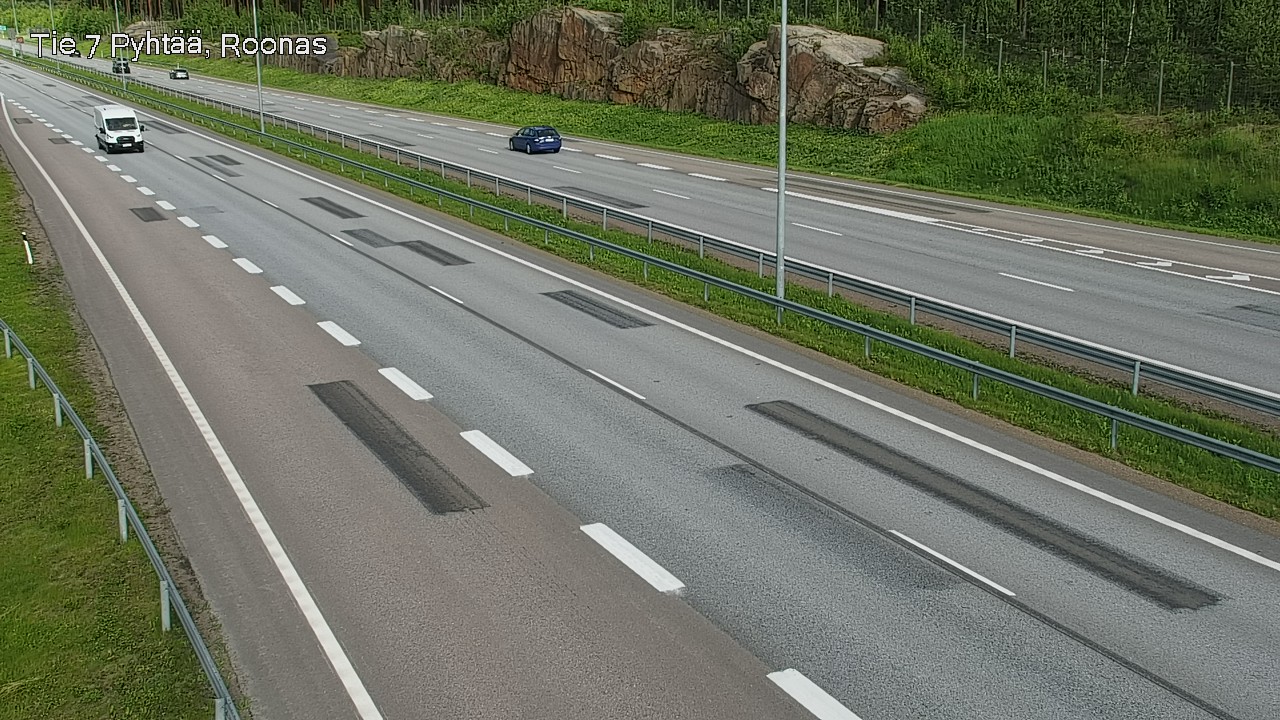Weather Camera Image Väg 7 Pyttis, Rånäs, Pyhtää, Kymenlaakso
