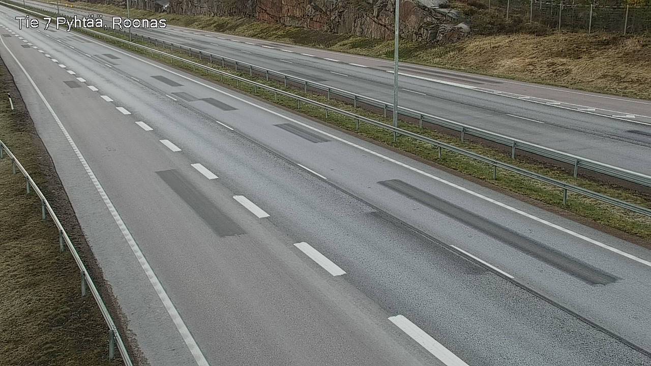 Weather Camera Image Väg 7 Pyttis, Rånäs, Pyhtää, Kymenlaakso