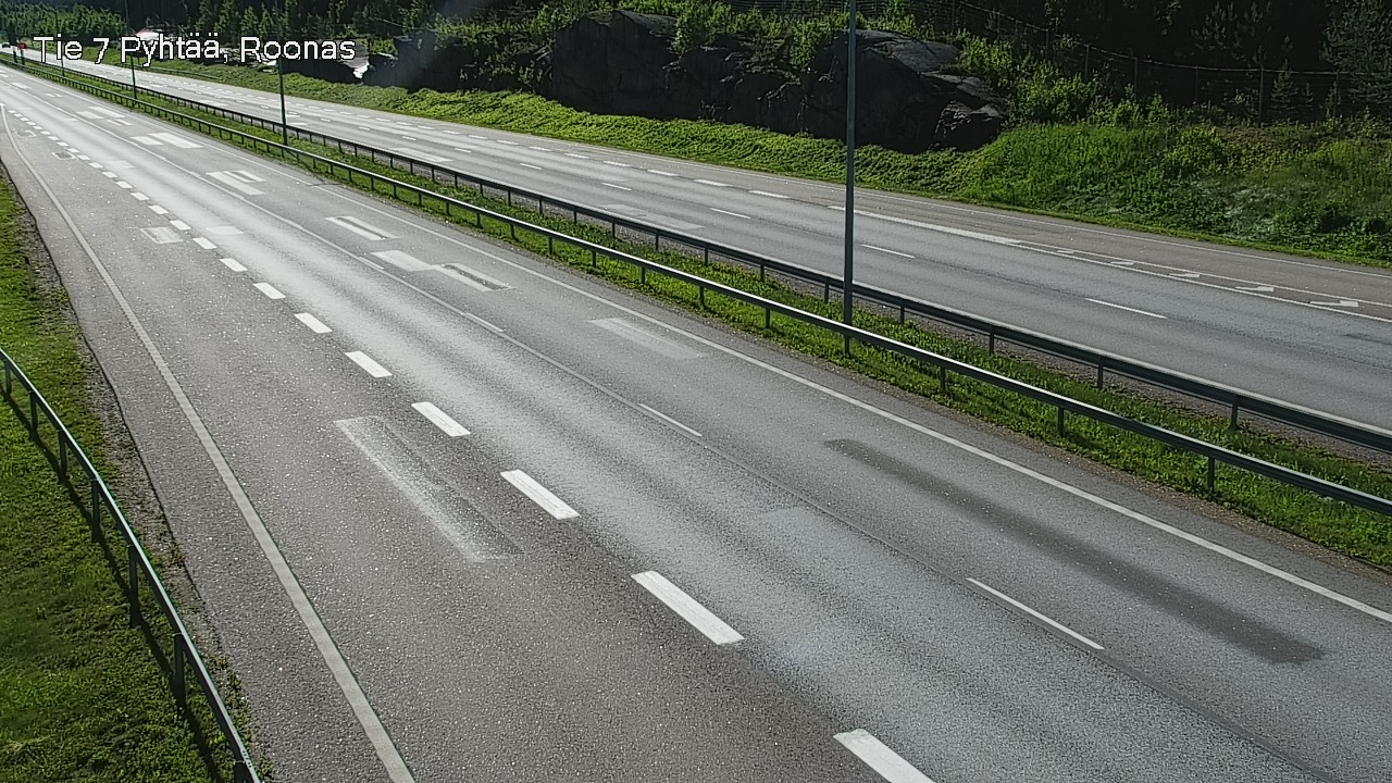 Weather Camera Image Väg 7 Pyttis, Rånäs, Pyhtää, Kymenlaakso