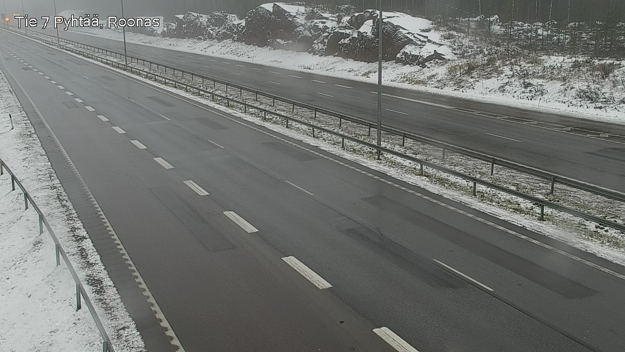 Weather Camera Image Väg 7 Pyttis, Rånäs, Pyhtää, Kymenlaakso