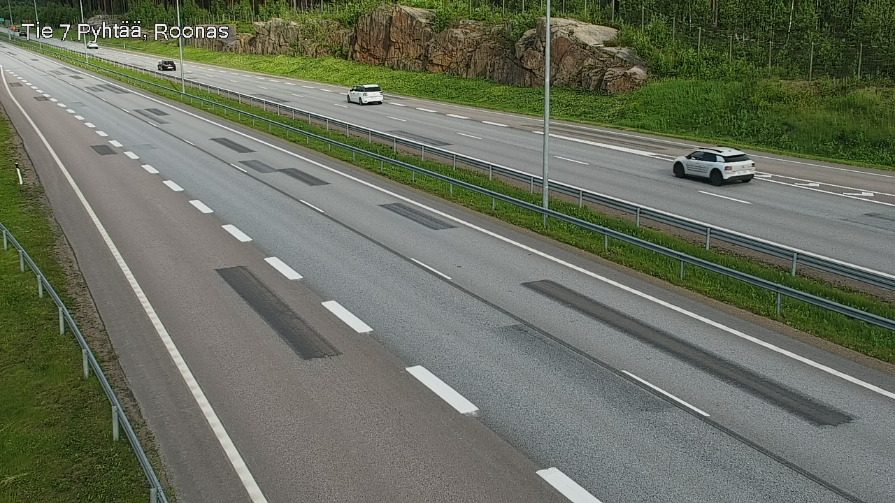 Weather Camera Image Väg 7 Pyttis, Rånäs, Pyhtää, Kymenlaakso