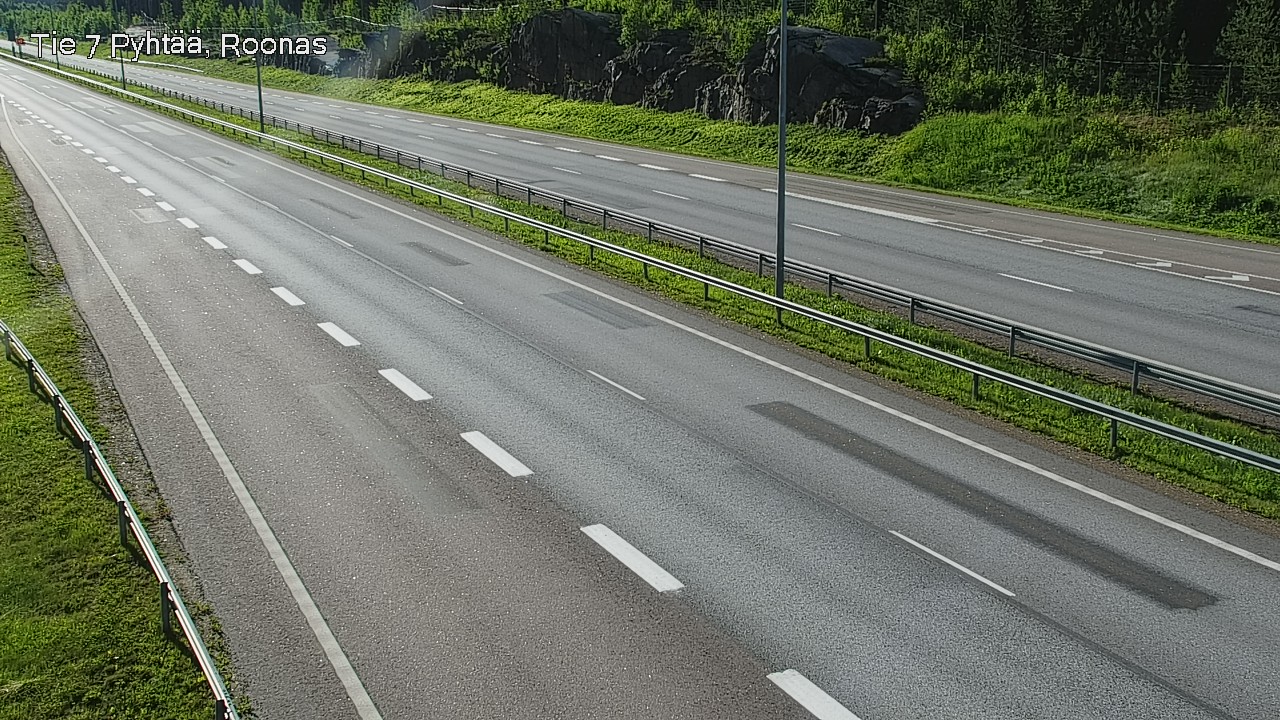 Weather Camera Image Väg 7 Pyttis, Rånäs, Pyhtää, Kymenlaakso