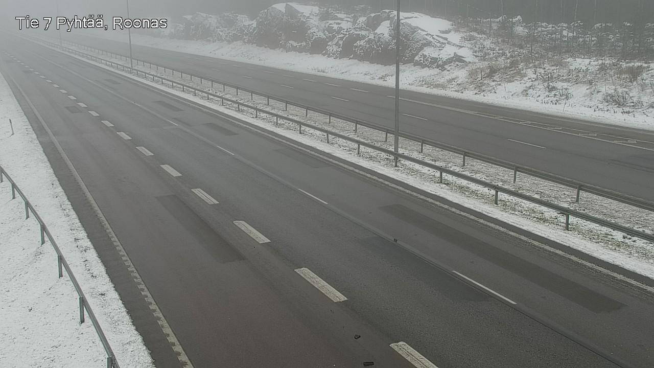 Weather Camera Image Väg 7 Pyttis, Rånäs, Pyhtää, Kymenlaakso