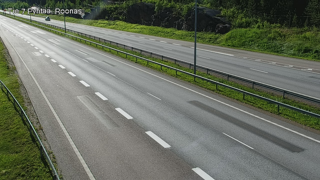 Weather Camera Image Väg 7 Pyttis, Rånäs, Pyhtää, Kymenlaakso
