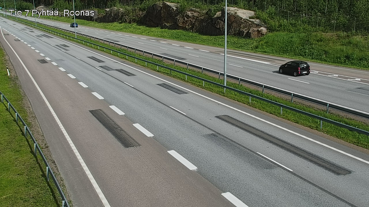 Weather Camera Image Väg 7 Pyttis, Rånäs, Pyhtää, Kymenlaakso