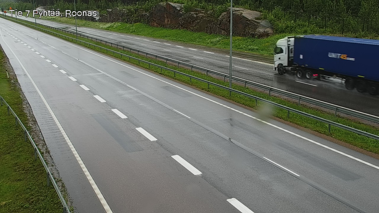Weather Camera Image Väg 7 Pyttis, Rånäs, Pyhtää, Kymenlaakso