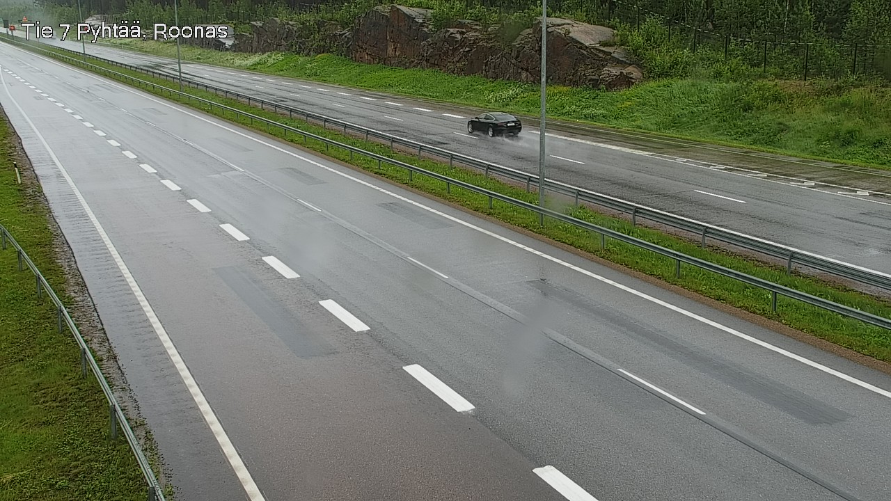 Weather Camera Image Väg 7 Pyttis, Rånäs, Pyhtää, Kymenlaakso
