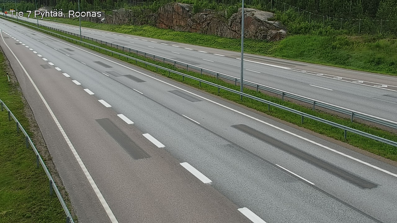 Weather Camera Image Väg 7 Pyttis, Rånäs, Pyhtää, Kymenlaakso