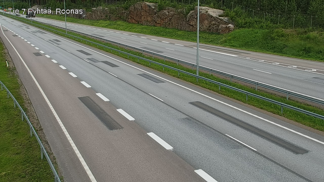 Weather Camera Image Väg 7 Pyttis, Rånäs, Pyhtää, Kymenlaakso
