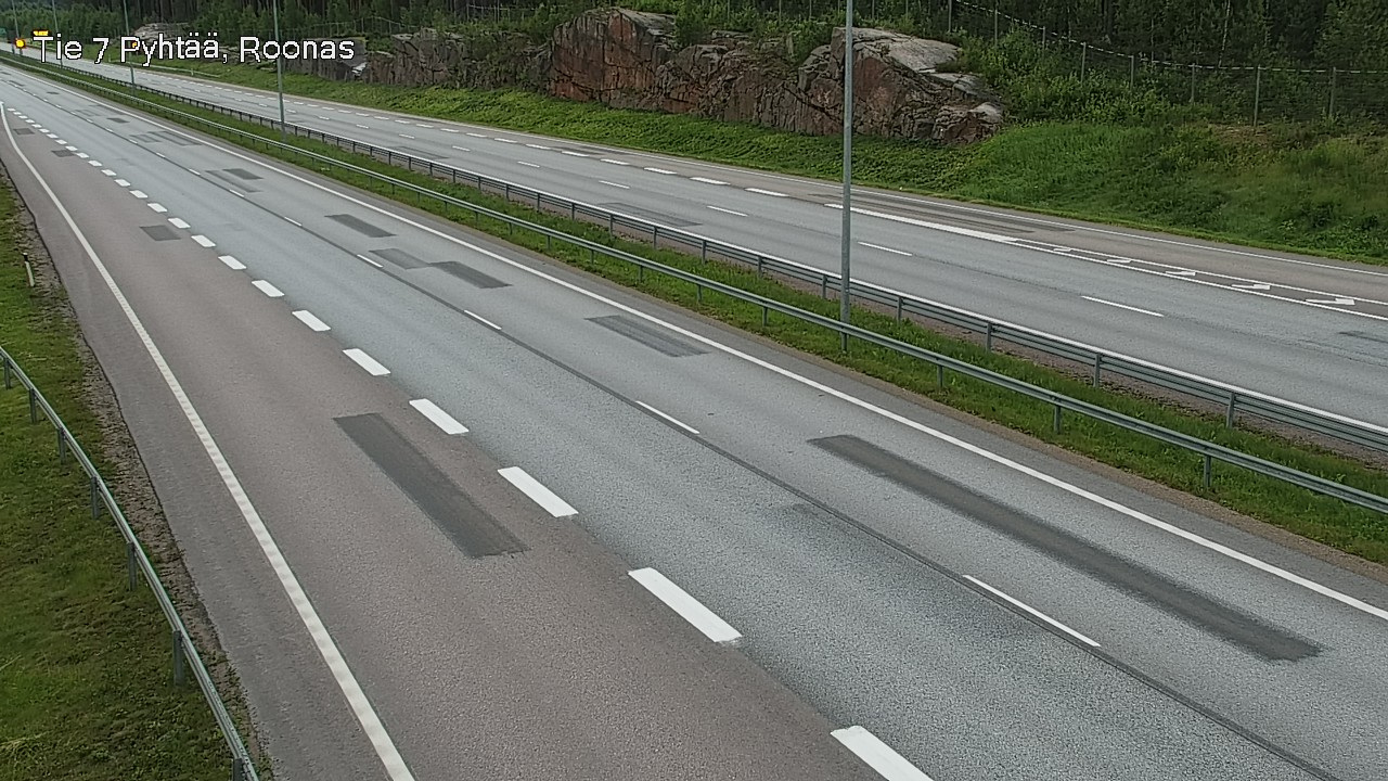 Weather Camera Image Väg 7 Pyttis, Rånäs, Pyhtää, Kymenlaakso