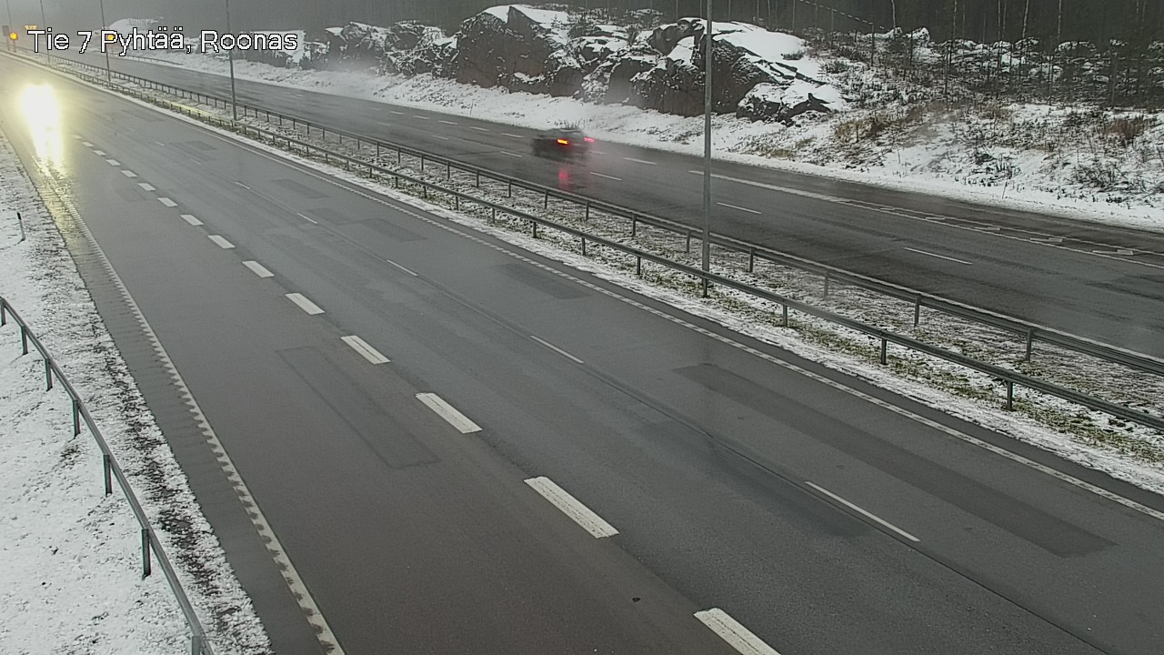 Weather Camera Image Väg 7 Pyttis, Rånäs, Pyhtää, Kymenlaakso