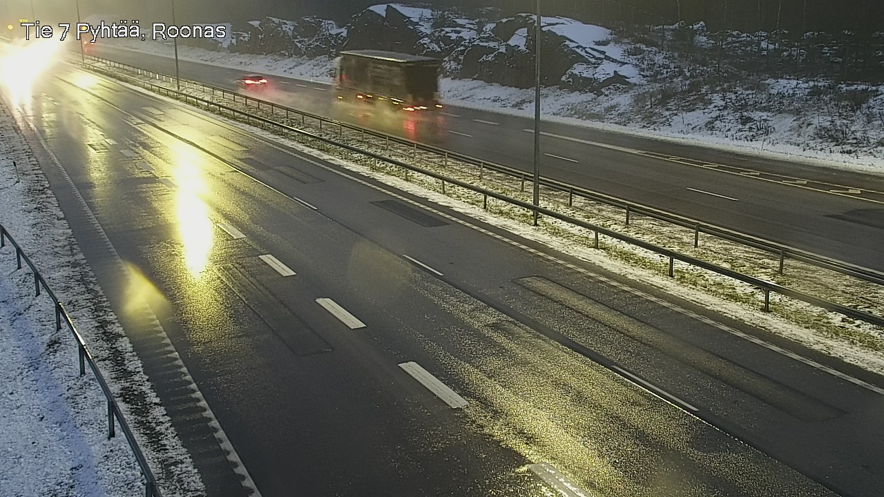 Weather Camera Image Väg 7 Pyttis, Rånäs, Pyhtää, Kymenlaakso
