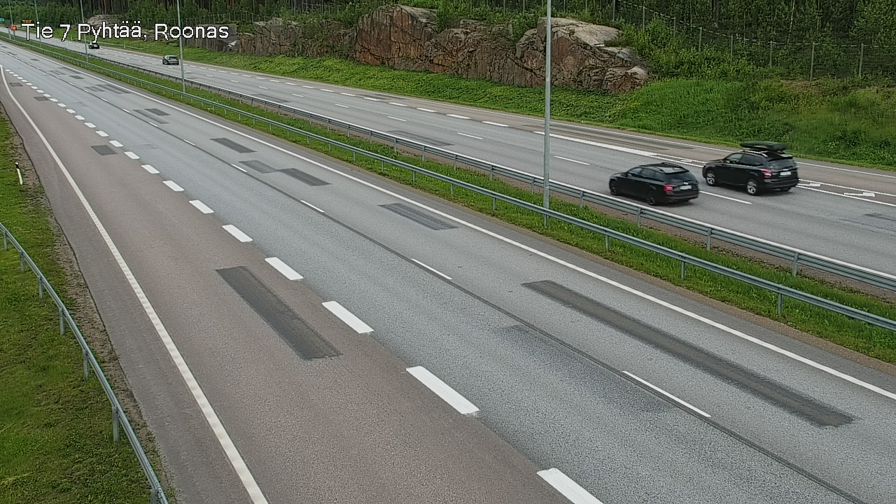 Weather Camera Image Väg 7 Pyttis, Rånäs, Pyhtää, Kymenlaakso