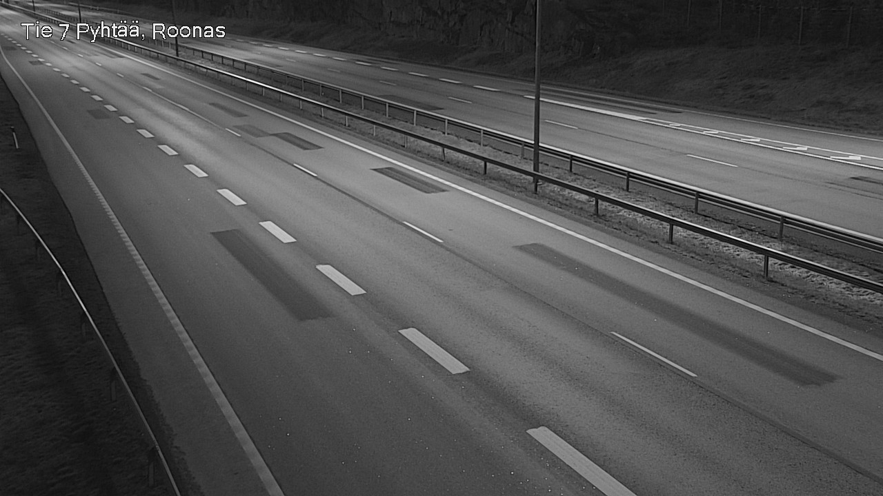 Weather Camera Image Väg 7 Pyttis, Rånäs, Pyhtää, Kymenlaakso