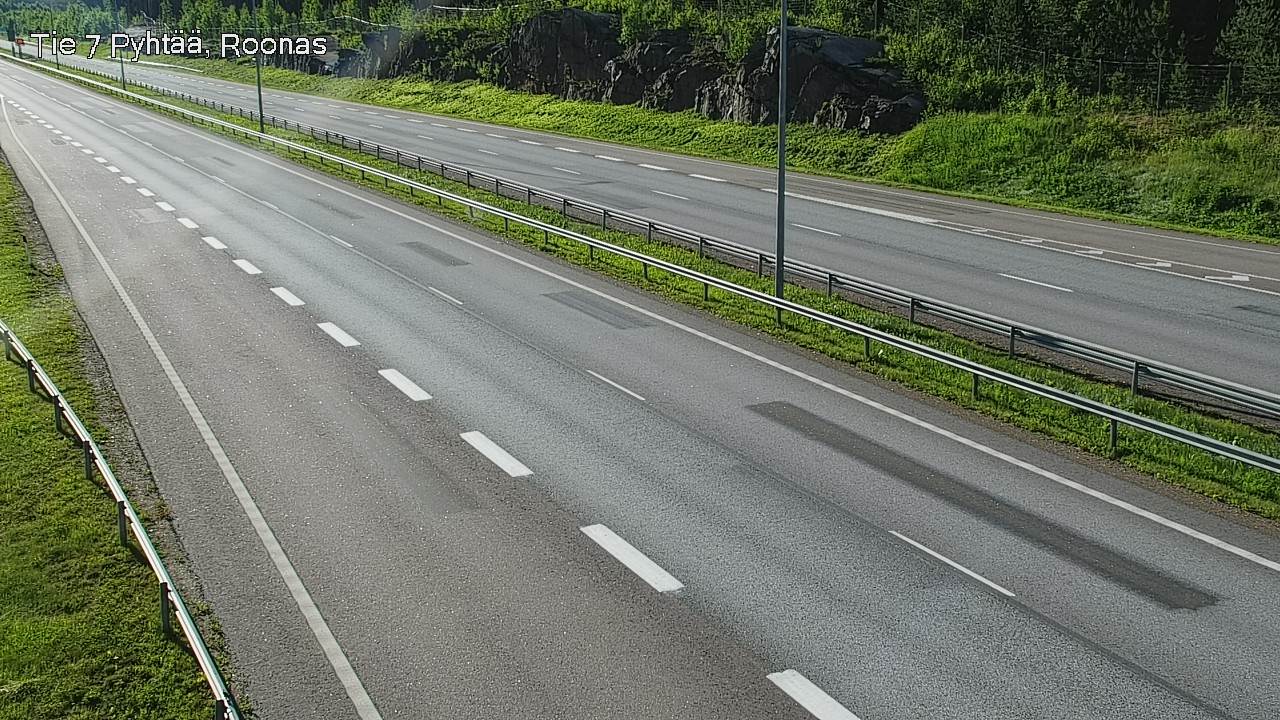 Weather Camera Image Väg 7 Pyttis, Rånäs, Pyhtää, Kymenlaakso
