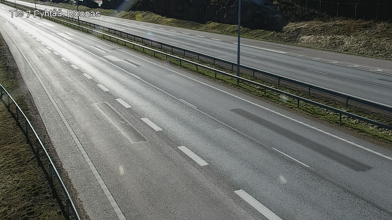 Weather Camera Image Väg 7 Pyttis, Rånäs, Pyhtää, Kymenlaakso