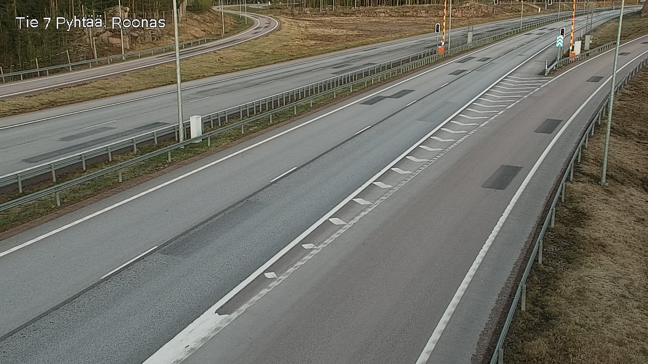 Weather Camera Image Väg 7 Pyttis, Rånäs, Pyhtää, Kymenlaakso