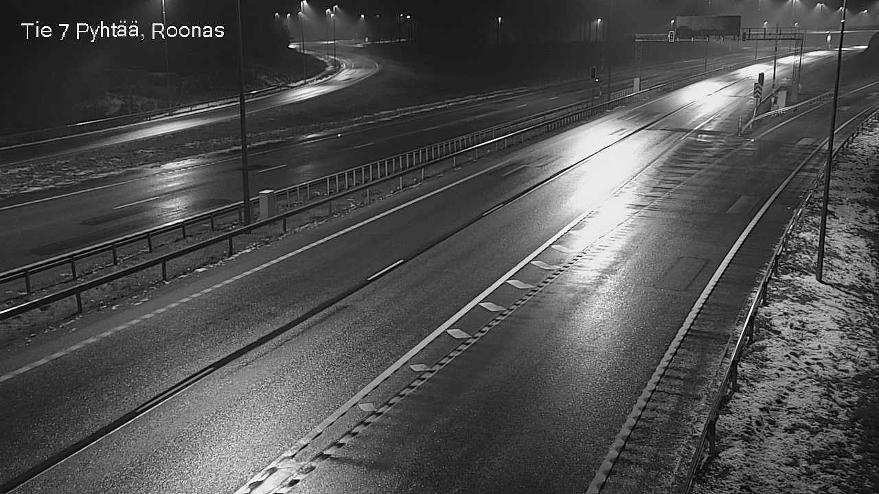 Weather Camera Image Väg 7 Pyttis, Rånäs, Pyhtää, Kymenlaakso