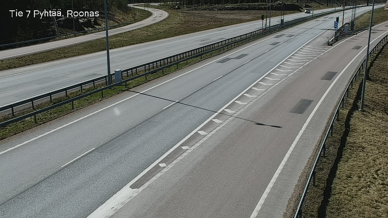 Weather Camera Image Väg 7 Pyttis, Rånäs, Pyhtää, Kymenlaakso