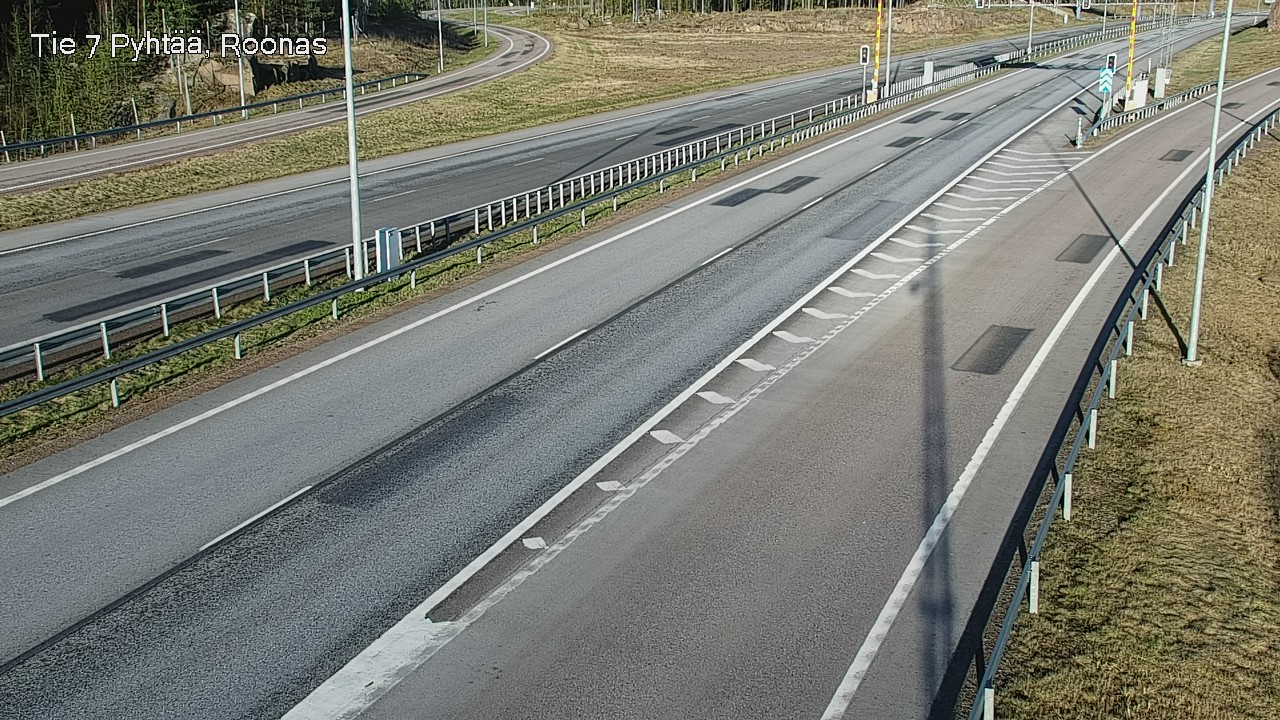 Weather Camera Image Väg 7 Pyttis, Rånäs, Pyhtää, Kymenlaakso