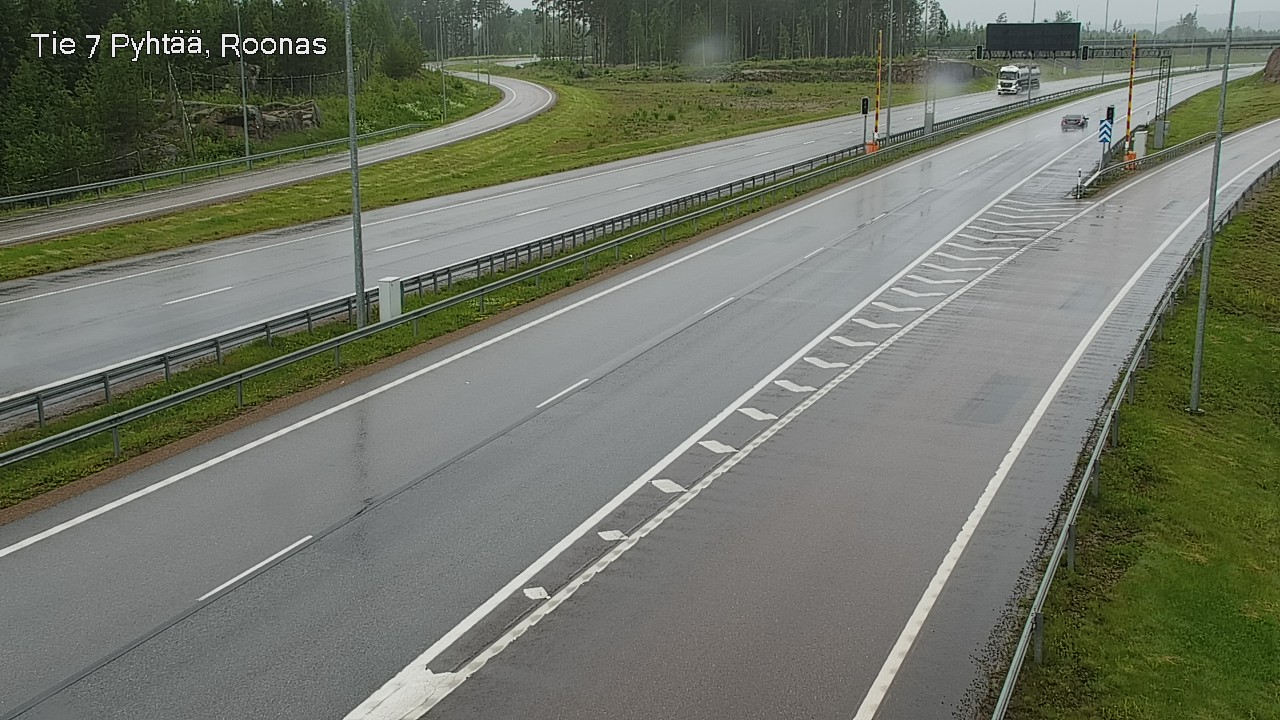 Weather Camera Image Väg 7 Pyttis, Rånäs, Pyhtää, Kymenlaakso