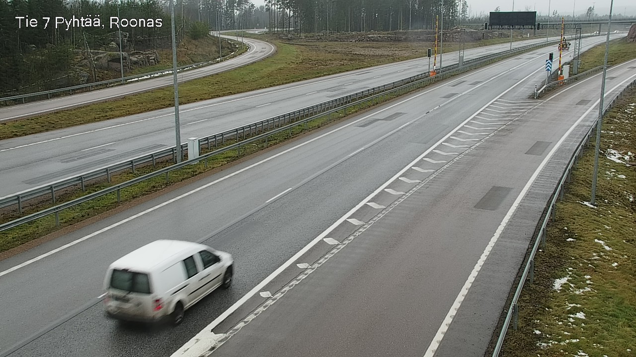 Weather Camera Image Väg 7 Pyttis, Rånäs, Pyhtää, Kymenlaakso